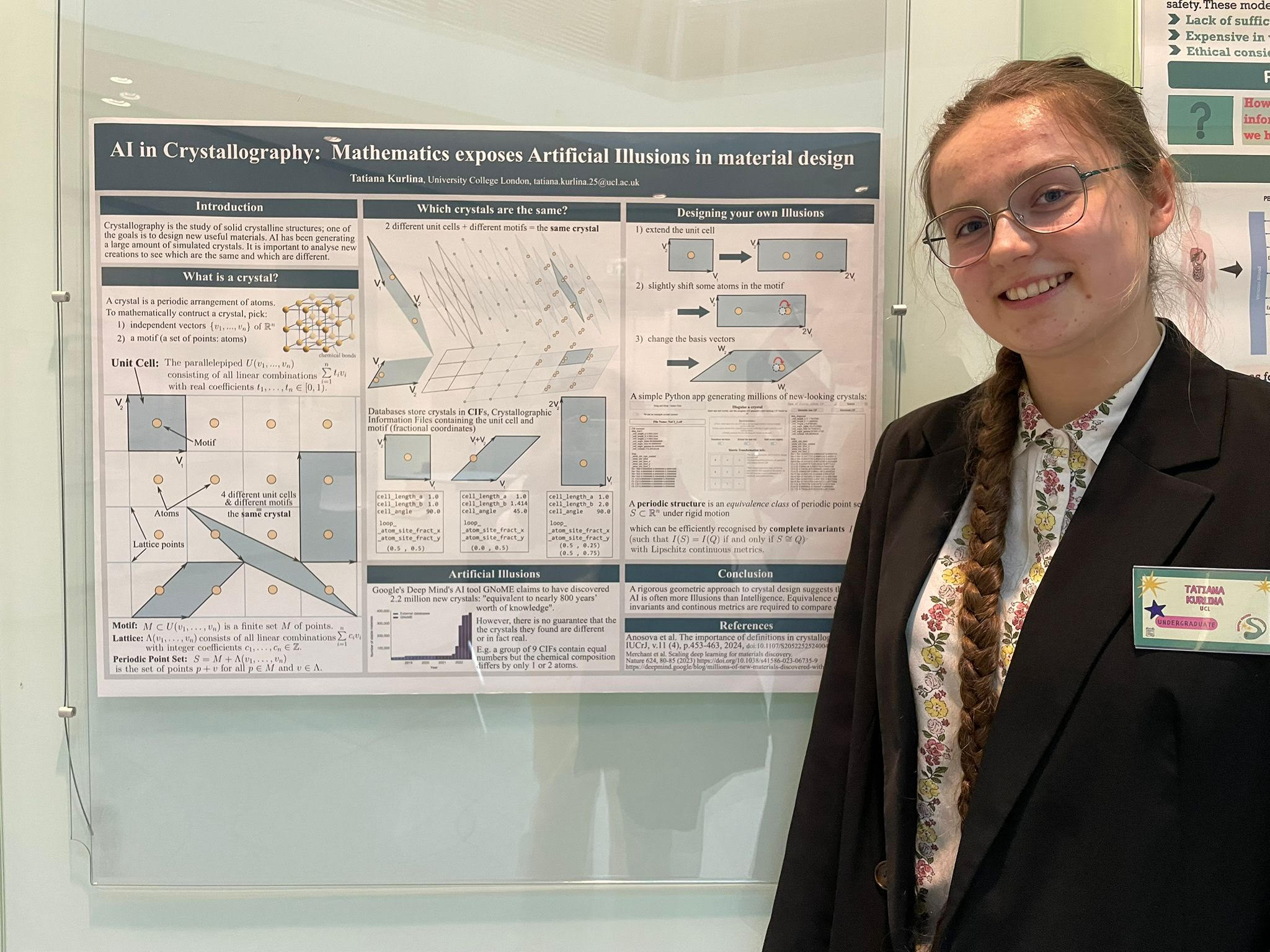 Tatiana's poster at Oxford 2026